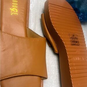 Women's Rogue Tan Slide Sandals